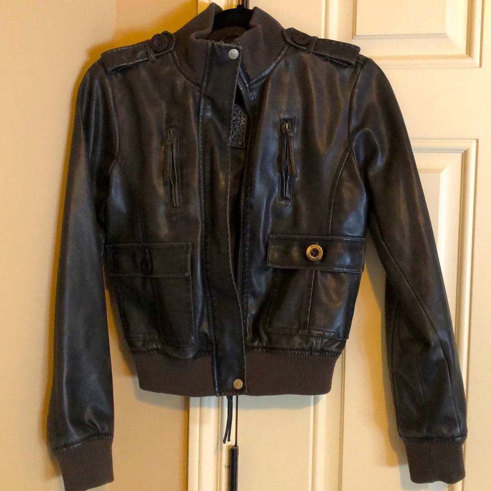 Leather jacket